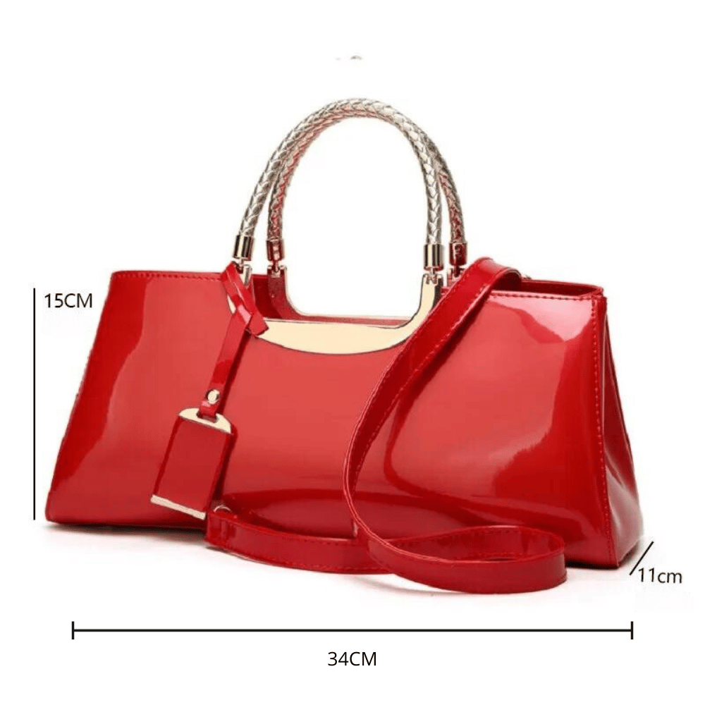 Leather Glazed Shoulder Bag