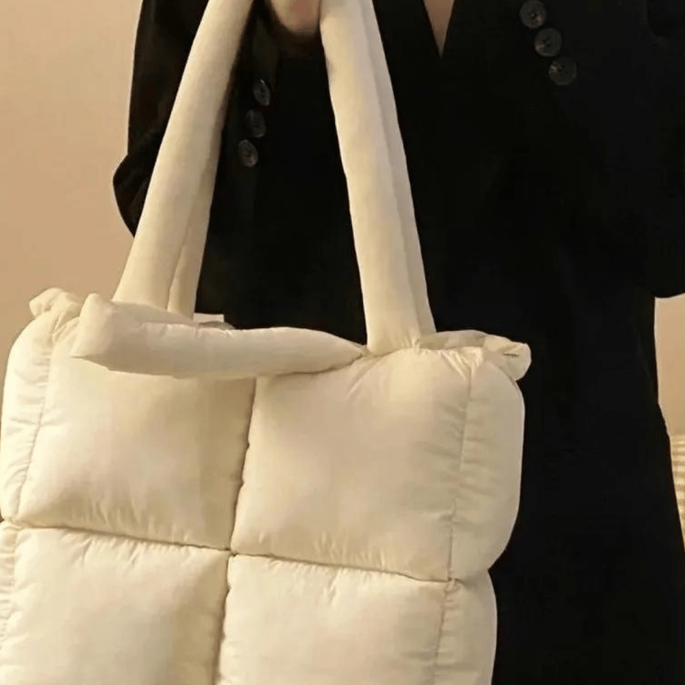 Snow Nylon Down Cotton Crossbody Bag